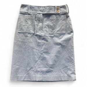 Vintage Celine baby blue corduroy skirt